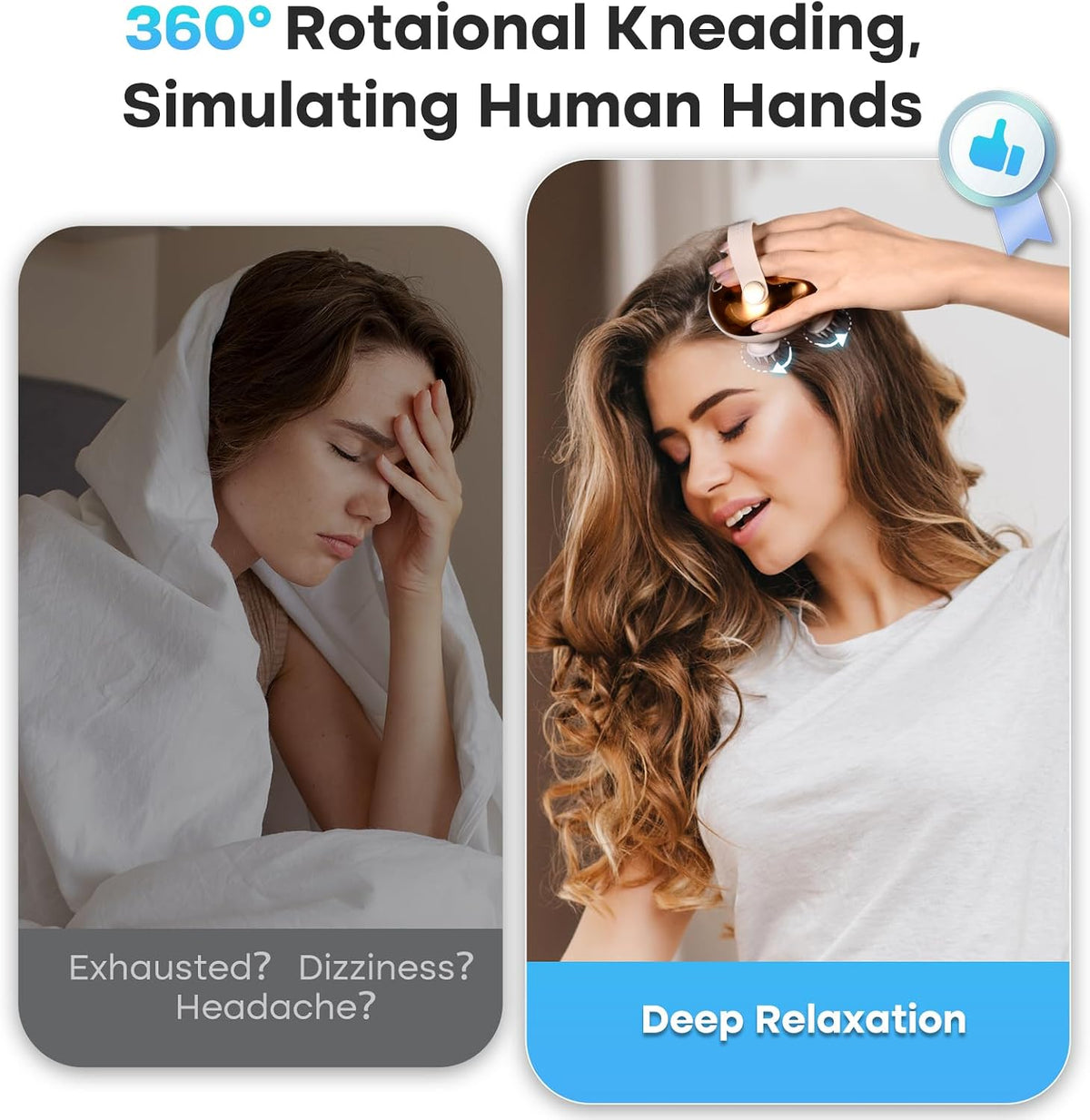 Rechargeable Scalp Brush for Relaxation - Image 2